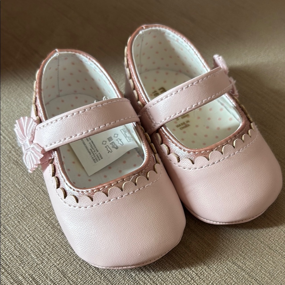 Mayoral Pink Baby Mary Jane Shoes size 1